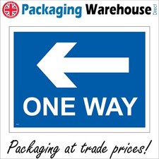 ONE WAY LEFT - Road Traffic Vehicle Parking Signs - VE027 sticker / rigid
