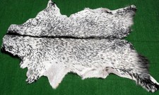 Luxury Goat hide Rug Hair on