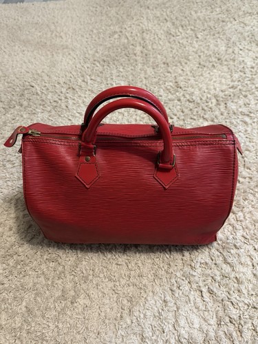 Louis vuitton epi red leather - louis,