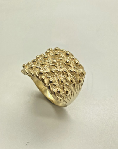 9ct yellow solid - solid, row