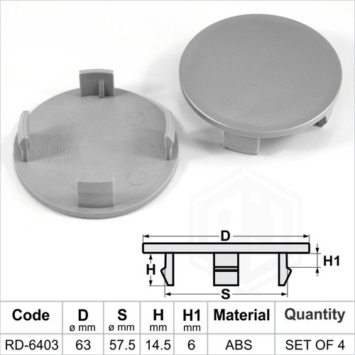 Wheel center caps - , centre
