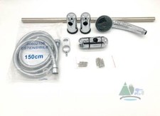 REICH CARAFLO SHOWER SET RISER RAIL CHROME EFFECT MOTORHOME CARAVAN CAMPERVAN