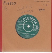 Tony Brent With The Eric Jupp Orchestra(7" Vinyl)I'm Alone Because I Lo-VG/VG