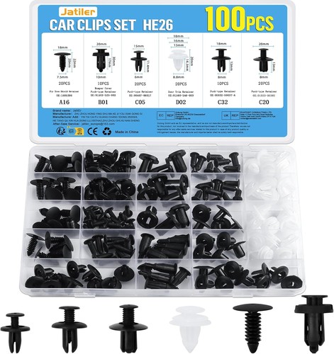 100pcs universal car fasteners - 100pcs,