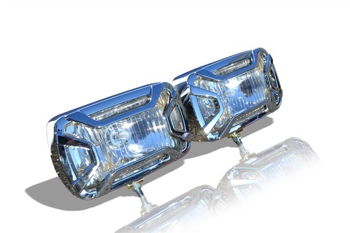 160mm square chrome - 160mm,
