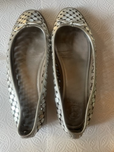 Tory burch silver pumps - silver,