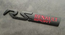 New Renault Sport Monogram Logo Badge Emblem Rs Clio Mégane Twingo