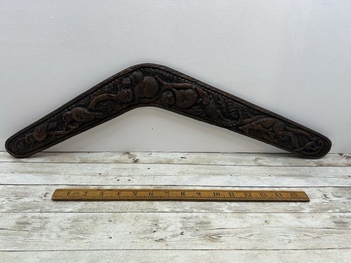 Australian wooden boomerang - wooden,