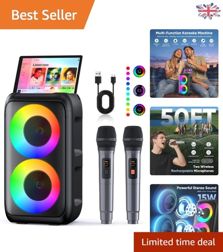 Portable karaoke system with - system,