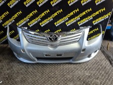 TOYOTA AVENSIS TR ESTATE MK3 COMPLETE FRONT BUMPER IN SILVER 1F7
