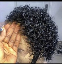 Pixie Cut Wig Transparent Lace