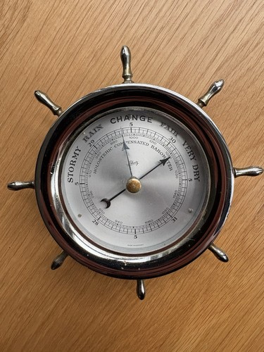 Schatz barometer ship wheel - barometer,