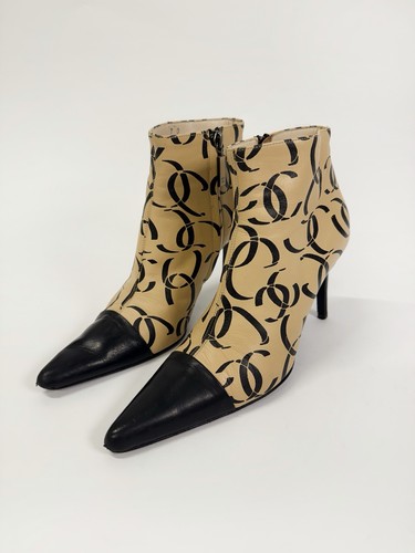 Vintage chanel ankle boots - vintage,