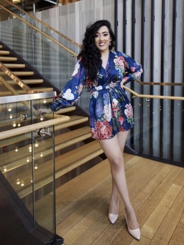 Zara blue floral - zara, long