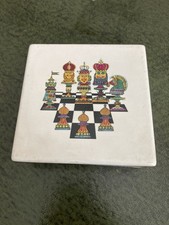 Carlton Ware Chess Design Trinket Box