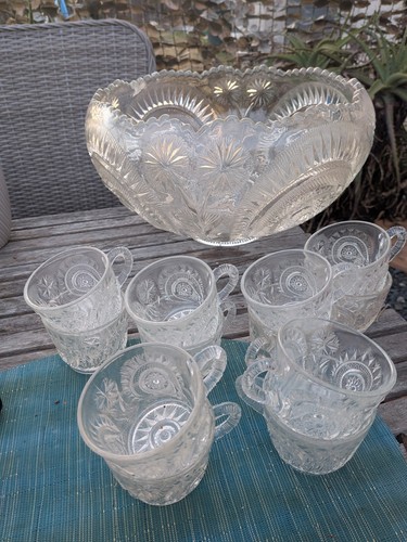 Clear pressed glass - clear,