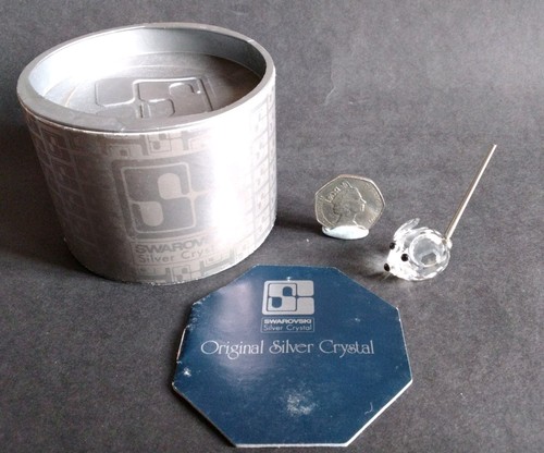 Swarovski silver crystal mini - silver,