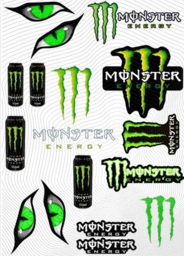 Stickers monster energy - a4,