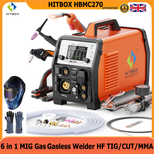 Hitbox 6in1 mig welder 200amp - mig,