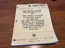 TM 5-6675-270-15 Theodolite T16-MIL 66/68 Wild Heerbrugg 5.9 Telescope Manual