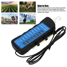 Electric Fence Tester Multi Light Voltage Detection For Farm Supply Fencing