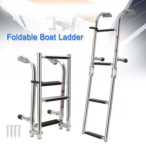 Boat ladder folding boarding - ladder,