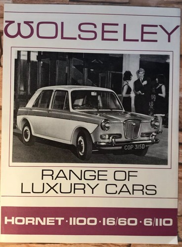 Wolseley car range brochure - wolseley,
