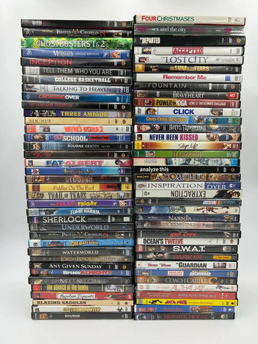 Bulk lot dvd - 75, movies