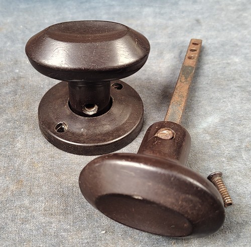 Reclaimed dark brown oval - dark,