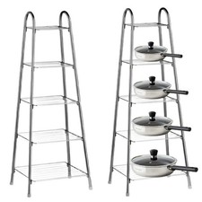 Chrome 5 Tier Kitchen Pan