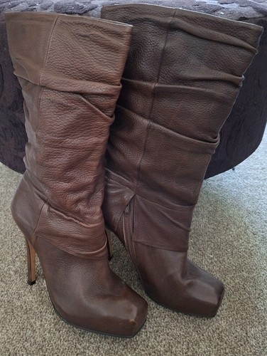 Buffalo brown leather mid - buffalo,