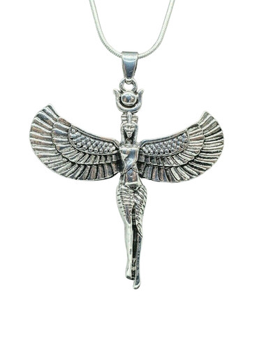 Isis necklace pendant winged - necklace,