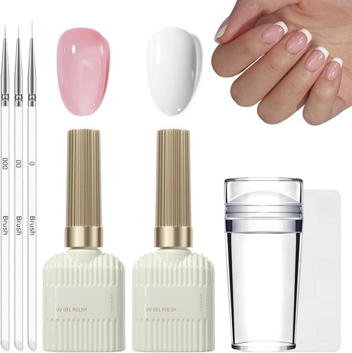 French manicure polish kit - french,
