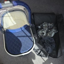 Uppababy Carry Cot In Blue 