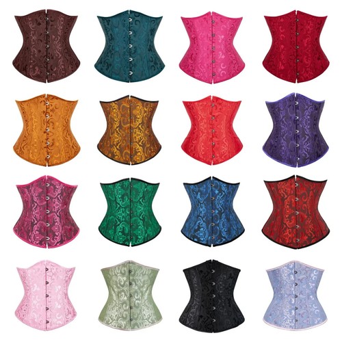 Jacquard underbust corset top - corset,
