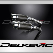 YAMAHA FJ1100 FJ1200 1984-1987 200mm ROUND CARBON  SILENCER EXHAUST KIT