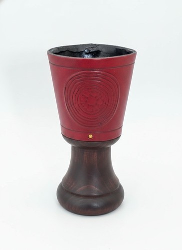 Leather wrapped wooden - leather-wrapped,