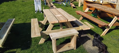 Picnic table bench - table,