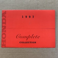 HONDA MOTORCYCLES Sales Brochure 1997 CBR1100XX VTR1000F CB250 XR500R QR50 C90 +