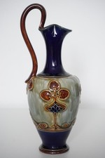 Royal Doulton Lambeth Art Nouveau Ewer / Jug / Vase - Maud Bowden - c.1905