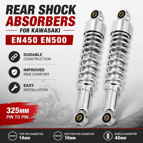325mm chrome rear - chrome, shock