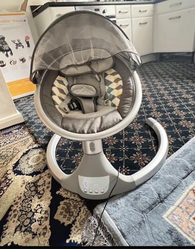 Baby electric rocking grey - baby,