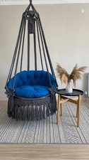 Macrame swing like orthopedic bed, Hanging chair, Macrame swing, hängesessel