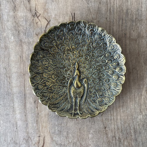 Vintage brass peerage peacock - peerage,