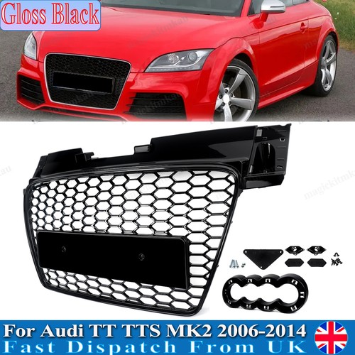 Gloss black style honeycomb - gloss, rs