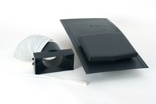 Slate Roof Vent Tile Ventilator & Adapter Kit for Soil Pipe Extractor Fans 