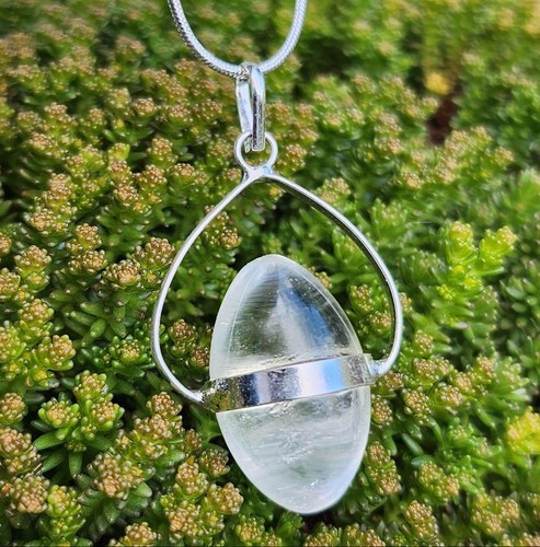 Shiva lingam quartz pendant - shiva,