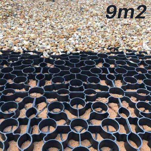 Grid black 9m2 gravel - 9m2,