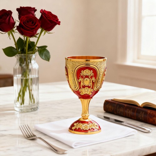 Vintage medieval goblet - medieval,