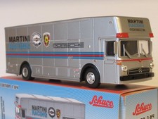 SCHUCO, 1:64 scale, MERCEDES-BENZ O317 Renntransporter Race Transporter Truck